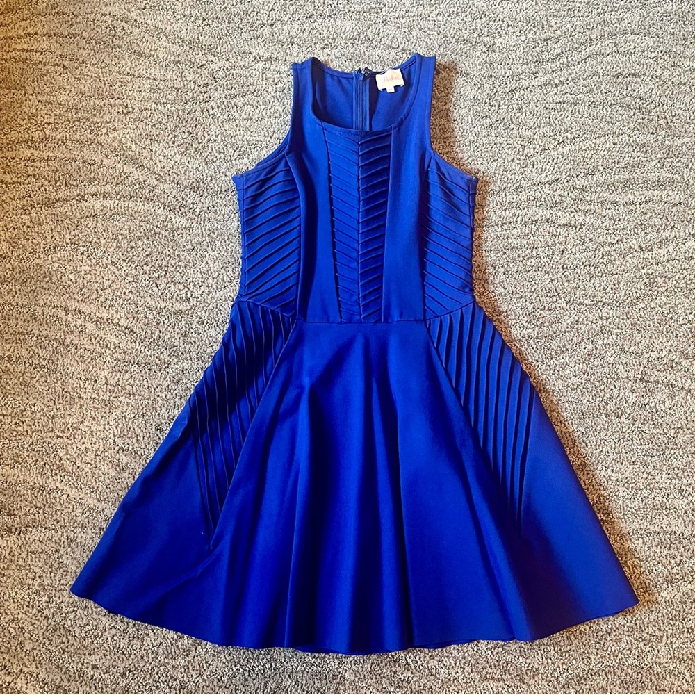 Parker Sleeveless Blue Dress